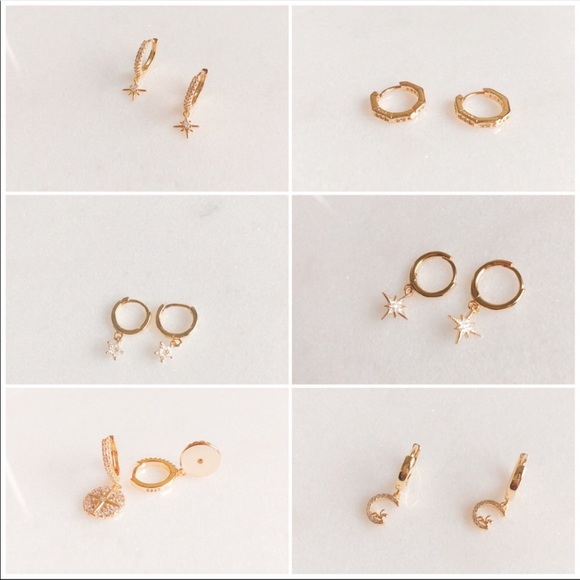 Square Cube Earrings - Picture 10 of 10